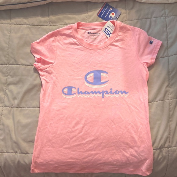 Pink Champion T-shirt for kids - Picture 1 of 3